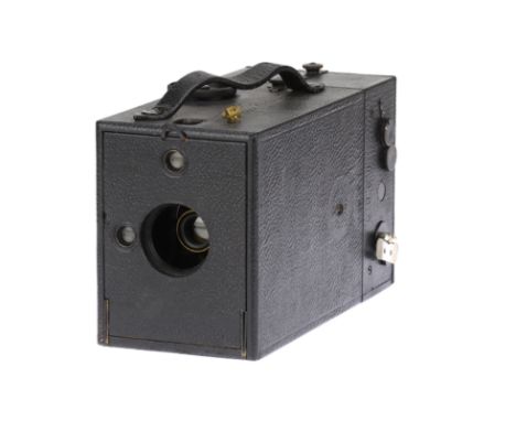 A No.3 Junior Kodak Rollfilm Camera, black, c.1891, body G-VG, shutter working, optics VG, some light repair to shutter cocki