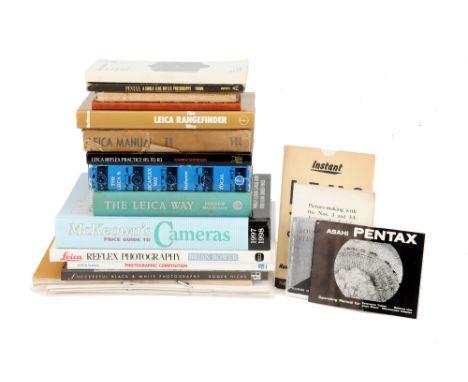 A Collection of Leica and Other Photographic Books including a Leica Reflex Photography (Bower, 1991), a Leica Manual (Morgan