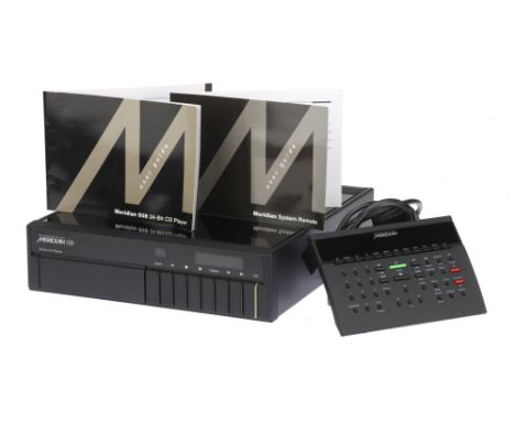 A Boothroyd Stuart Meridian 508 24-Bit CD Player, black, in VG condition, with minimal signs of wear, some light marks to top