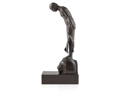  GILBERT BAYES (1872-1953) 'AN INVOCATION', CIRCA 1902 bronze, dark brown patina, unsigned 70cm high  Literature: Irvine L. a