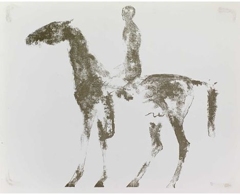 Elisabeth FRINK (1930-1993)Small Horse and Rider Lithograph 25 x 32cmCondition report: This is neither signed nor numbered, t