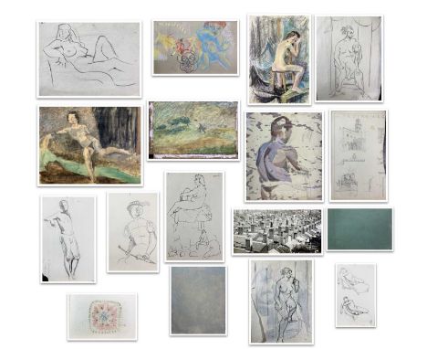 Maurice Edgar CONNELL (1921 - 2020)Life study drawings and various works Maurice Edgar Connell 1921-2020Born in South London 