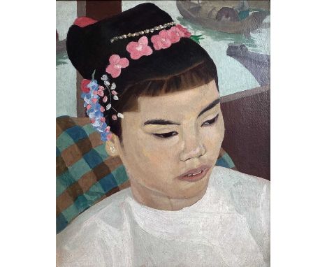 Dod PROCTER (1891-1972)Burmese GirlOil on board Orion Gallery Label to verso 38 x 31cm View our virtual Fine Art Sale install