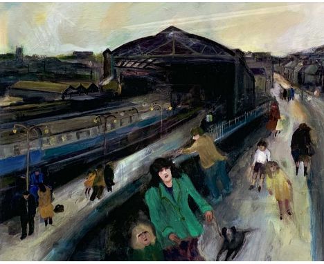 Gill WATKISS (1938)Penzance Station Lithograph Signed and inscribed #20/5045 x 54.5cm