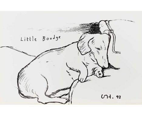 David HOCKNEY (1937)Little Boodge Lithograph Published by 1853 Gallery in 199328 x 42cm