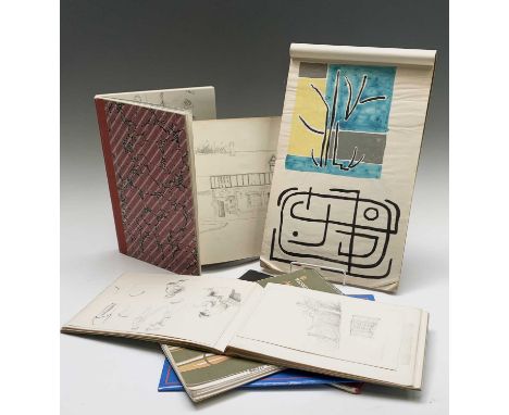 Maurice Edgar CONNELL(1921-2020)Eight sketch books Maurice Edgar Connell 1921-2020Born in South London to musical and theatri