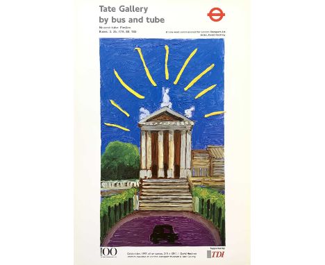 David HOCKNEY (1937)'Celebration 1997'Tate Gallery exhibition poster 76 x 50cm