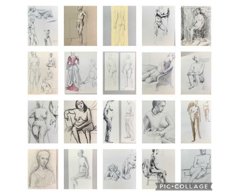 Maurice Edgar CONNELL(1921-2020)Life-study drawingsMaurice Edgar Connell 1921-2020Born in South London to musical and theatri