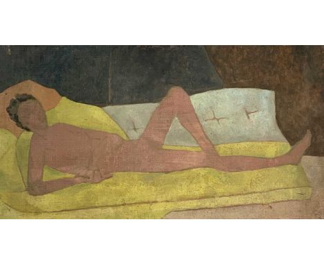 Maurice Edgar CONNELL(1921-2020)Reclining NudeOil on canvasSigned to verso31x62cm Maurice Edgar Connell 1921-2020Born in Sout