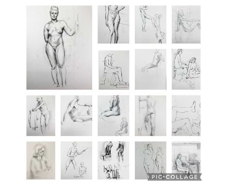 Maurice Edgar CONNELL(1921-2020)Life study drawingsMaurice Edgar Connell 1921-2020Born in South London to musical and theatri