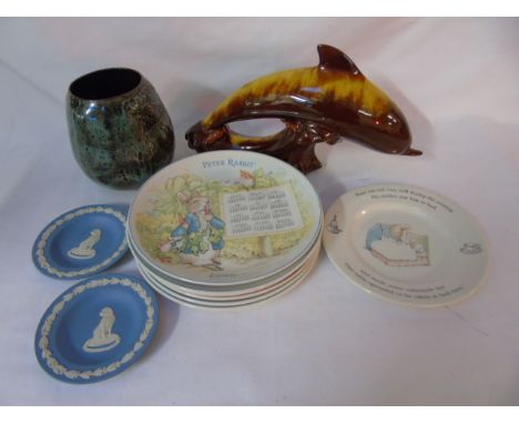 Royal Worcester Peter Rabbit plates, glass and china