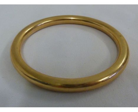 9ct gold bangle approx 20g