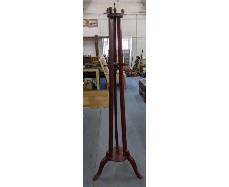 A 20th century hall coat stand measuring approx. 2m in height Location:If there is no condition report shown, please request 