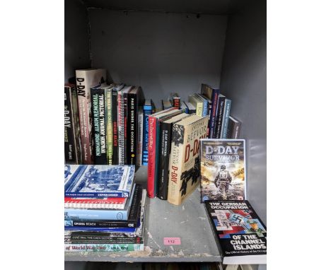 A book collection relating to WWII D-Day Operations including Invasion Journal Pictorial (Ed Heindall), D-Day Bombers (Darlow