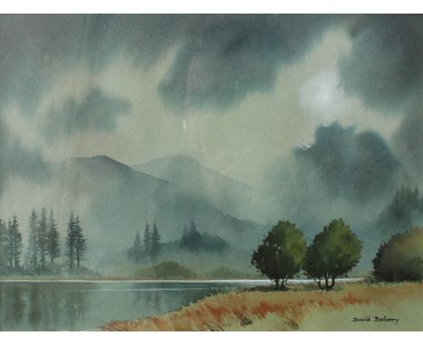 David Bellamy
Morning light
Watercolour
Signed
Albany Gallery label verso
22.5 x 30cm

