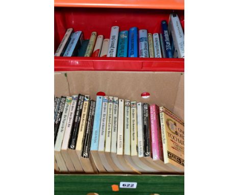 TWO BOXES OF BOOKS BY ELLIS PETERS, thirty two titles, twelve of which are first editions including The Pilgrim of Hate and A