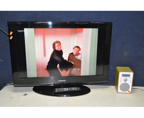 A SAMSUNG LE32A456C2D 32in tv with remote along with a Soundstrom S6VDAB12 DAB radio (both PAT pass and working)