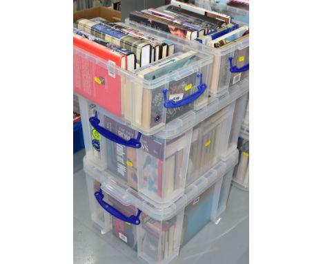 AIRCRAFT / MILITARY BOOKS, four boxes containing approximately sixty-seven hardback titles, subjects include WW1, WWII, Russi