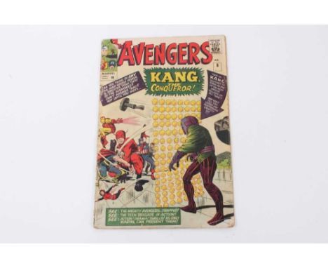 The Avengers #8 1964, first appearance of Kang The Conqueror. Priced 9d