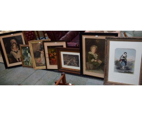 Pictures and Prints - a pair of Edwardian lithograph Pears advertising prints, Bubbles and Cherry Ripe; other Edwardian litho