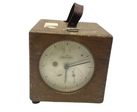 A 20th century Benzing Racing Pidgeon timing clock.