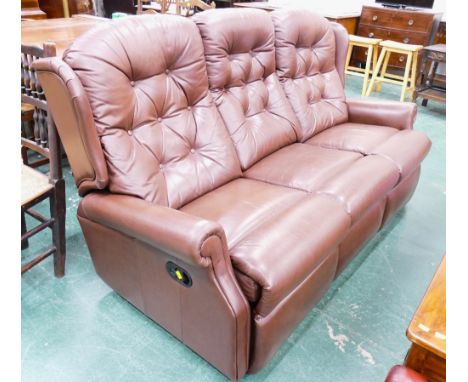 Three seater reclining sofa