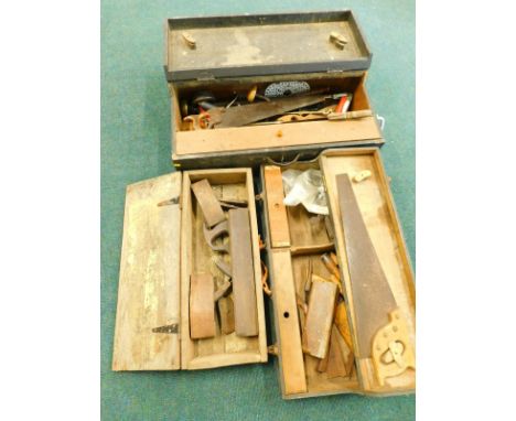 Miscellaneous tools, to include block planes etc. (three boxes)