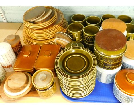 A quantity of Hornsea Heirloom and Tapestry pattern kitchen ware etc.