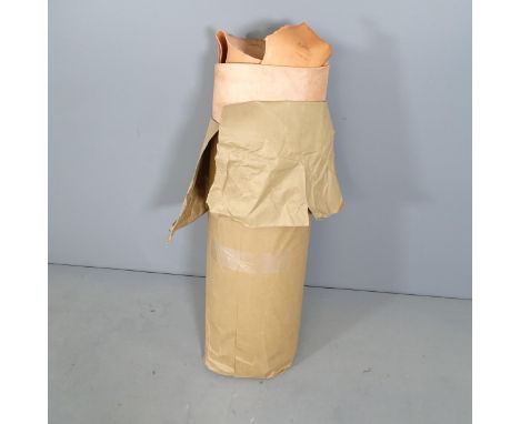 A roll of three sides of oak-leaf veg-tanned leather, imported from the USA by Tandy. Thickest 4mm. From the workshop of sadd