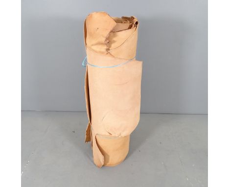 A roll of three sides of oak-leaf veg-tanned leather, imported from the USA by Tandy. Thickest 4mm. From the workshop of sadd