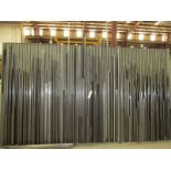 (Lot) Assorted Brake Dies, Various Shapes & Sizes, Upper & Lower, 5"-102" (Wood Racks #29-31)