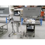 (Lot) Domino A Series Plus Ink Marking System w/ Extra Ink & Cart