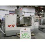 (2000) Hass mod. VF-8, Vertical CNC Machine CTR w/ Hass CNC Controls, 20hp Vector Drive, ATC, 36"