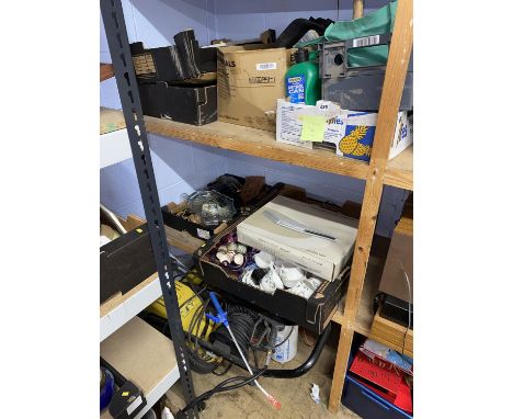 Seven boxes of assorted tools and china