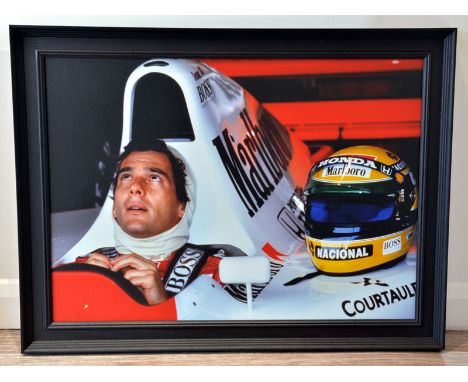 Ayrton Senna at the Japanese Grand Prix, 1992'A large format true-photographic colour print depicting the legendary World Cha