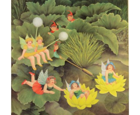 BERYL COOK Fairies & Pixies Lithograph Signed #379/65041 x 41cm