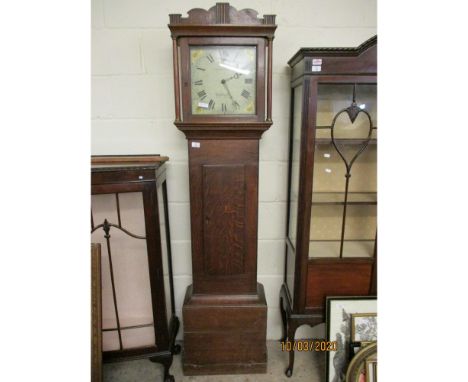 LATE 18TH CENTURY OAK LONGCASE CLOCK F BARNES OF SOUTHWOLD 