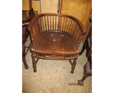 STICK BACK SOLID SEAT TUB CHAIR 