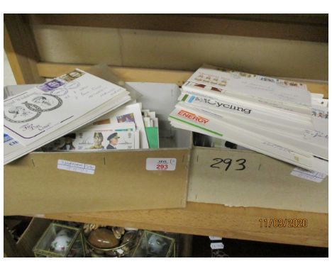 TWO BOXES VARIOUS FIRST DAY COVERS ETC 