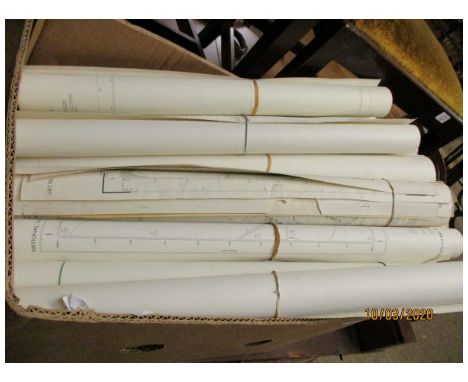 BOX OF VARIOUS LATE 20TH CENTURY ORDNANCE SURVEY MAPS 