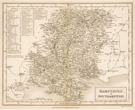 Hall (Sidney). [A New British Atlas Comprising a series of 54 Maps, Constructed from the most recent Surveys, published Chapm