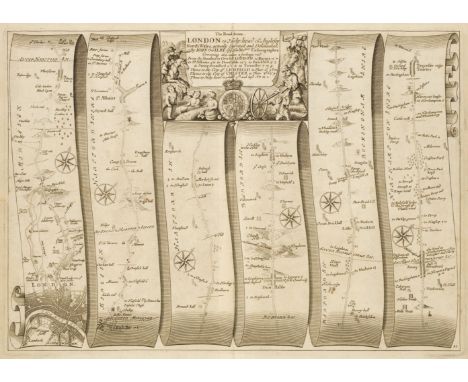 Ogilby (John). The Road from London to Holy-head co. Anglesey North Wales, The Continuation of the Road from London to Holy h