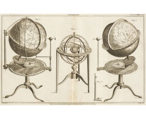 Adams (George). [Lectures on Natural and Experimental Philosophy, 1794], 39 double-page engraved plates (complete) from the 5