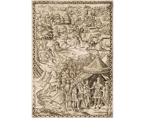 * Ariosto (Ludovico). A collection of 44 copper engraved illustrations from Sir John Harington's translation of Ariosto's Orl