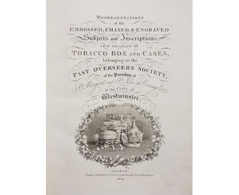 I. Clark [publisher]. Representations of the Embossed, Chased, &amp; Engraved Subjects and Inscriptions, which decorate the T