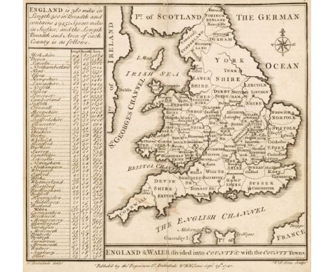 Badeslade (Thomas &amp; William Henry Toms). Chorographia Britanniae. Or a set of Maps of all the Counties in England and Wal