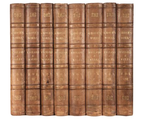 Grose (Francis). The Antiquities of England and Wales, 8 vols., London: Hooper &amp; Wigstead, circa 1797, engraved frontispi