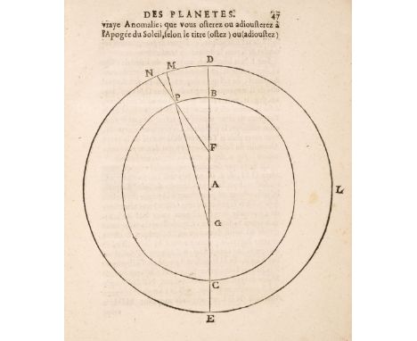 Pagan (Blaise Francois de, Comte de Merveilles). La Theorie des Planetes du Comte de Pagan. Ou tous les Orbes Celestes sont G