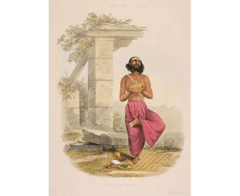 Belnos (Mrs S[ophia] C[harlotte]). The Sundhya or the Daily Prayers of the Brahmins. Illustrated in a Series of Original Draw