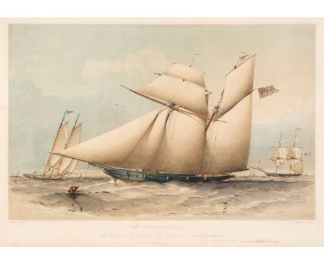 * Brierly (Oswald Walters). The Wanderer R. W. S. to Benjamin Boyd Esqre [and] Schooner Yacht Dolphin, G. H. Hackers Esqre Wi